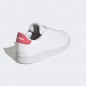 ADIDAS ADVANTAGE K SHOE -  WHITE / PINK / RED