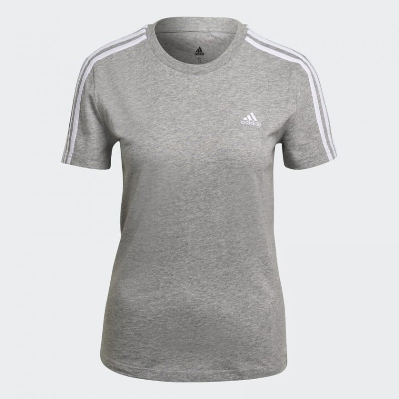 adidas Essentials Slim 3-stripes Tee