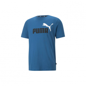 Puma Essentials+ 2 Colour Logo Tee