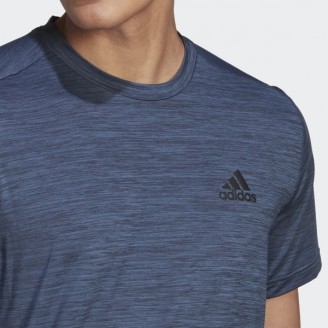 adidas AEROREADY Designed To Move Sport Stretch T-Shirt Navy