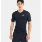 UNDER ARMOUR Men's HeatGear® Short Sleeve BLACK