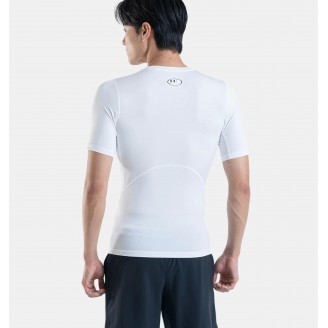 UNDER ARMOUR Men's HeatGear® Short Sleeve WHITE