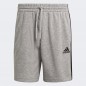 adidas Essentials French Terry 3-stripes Shorts - Grey