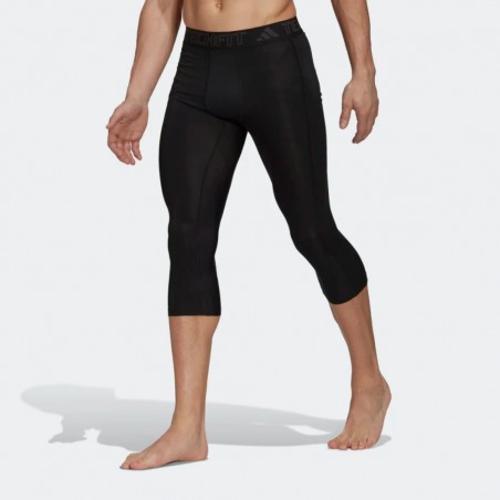 adidas Black Techfit Training 3/4 Tights