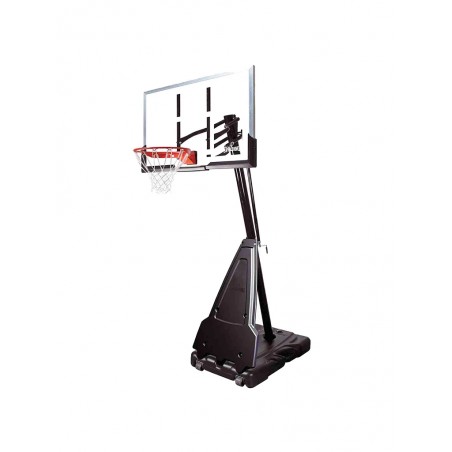 60 inch Buy Qatar System Basketball Platinum Portable- Acrylic Spalding in