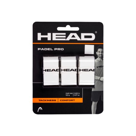 Head Padel Pro 3pack Grip White