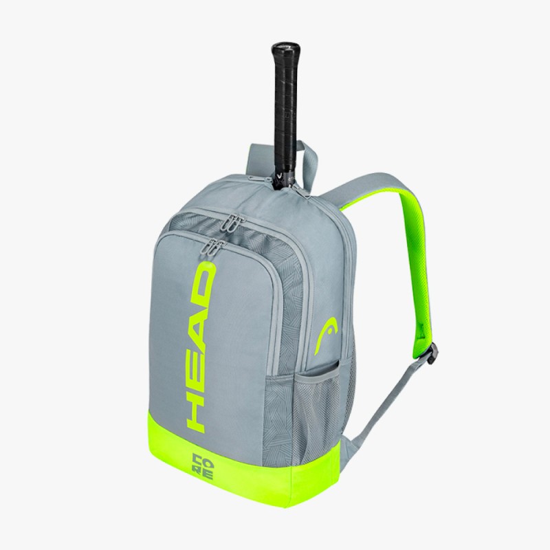 Head Core Backpack - Grey / Neon Yellow