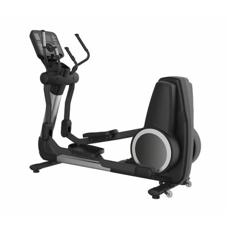 The EB8000 Elliptical Trainer is a cardiovascular fitness machine that provides a low-impact, full-body workout. It features adj