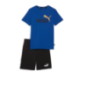 Puma Kids Short Jersey Set Blu/Blk