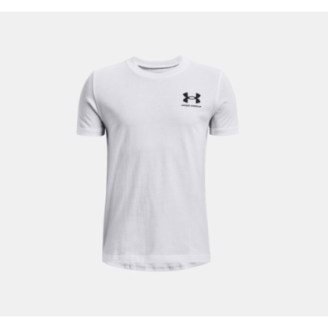 Under Armour Boys Sportstyle Left Chess SS WHT