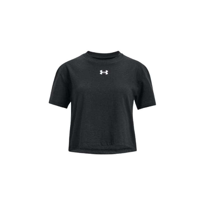 Under Armour Kids Cropstyle Logo BLK