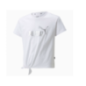 Puma Kids Logo Knotted Tee WHT