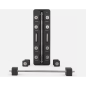 Wall Mounted Black Adjustable Dumbbell & Barbell Set