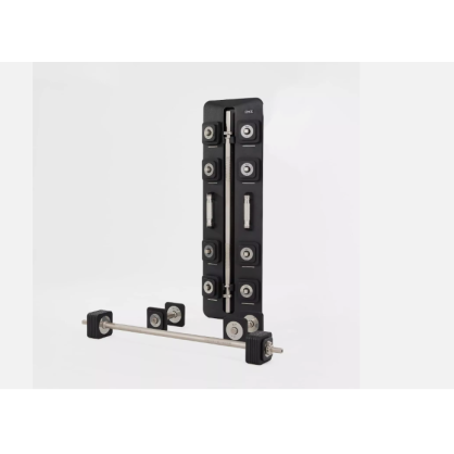 Wall Mounted Black Adjustable Dumbbell & Barbell Set