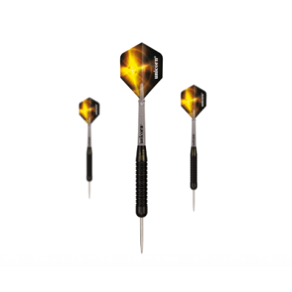 Unicorn Black Brass Steel Darts