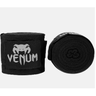 VENUM BOXING HAND WRAP 4.0m BLK