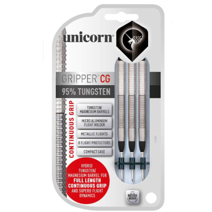 Unicorn U-Tech Gripper CG Magnesium/Tungsten Darts - Metallic