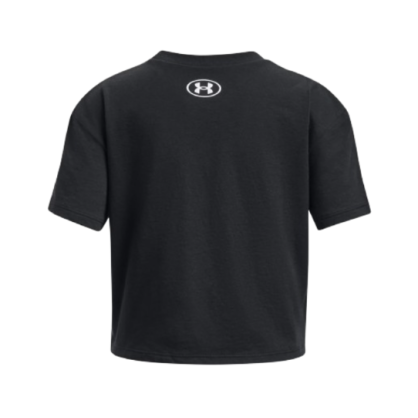 Under Armour Kids Cropstyle Logo BLK