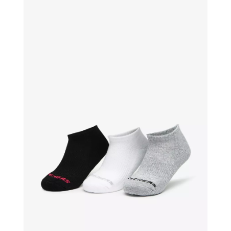 Skechers Kids Socks 1/2 Terry QTR Crew 3 pairs