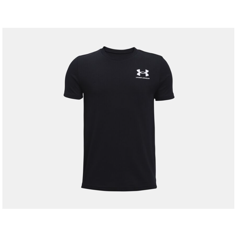 Under Armour Boys Sportstyle Left Chest SS BLK