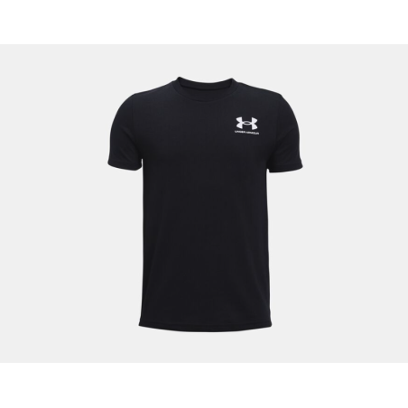 Under Armour Boys Sportstyle Left Chest SS BLK