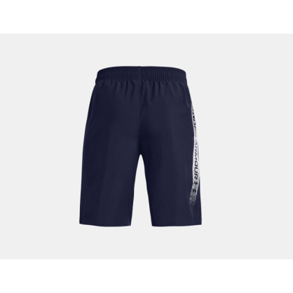 Under Armour Boys Woven Graphic Short Nvy