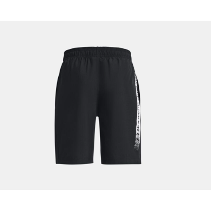 Under Armour Boys Woven Graphic Short Blk