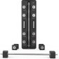 WALL MOUNTED ADJUSTABLE BARBELL AND DUMBBELL SET