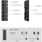 WALL MOUNTED ADJUSTABLE BARBELL AND DUMBBELL SET WALL MOUNTED ADJUSTABLE BARBELL AND DUMBBELL SET
