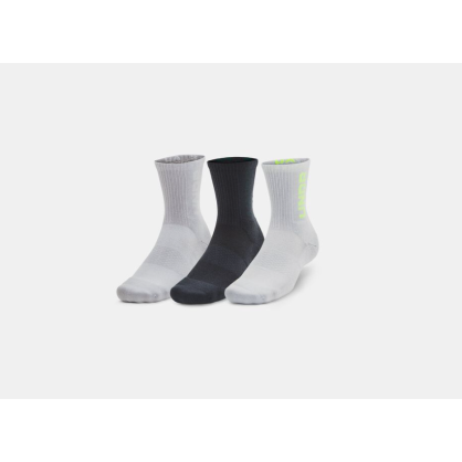 Under Armour 3-Maker-3 Pairs Mid Crew Socks