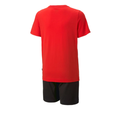 Puma Kids Short Jersey Set Red/Blk