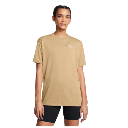 Under Armour Women's Bfos Logo Tee Brn