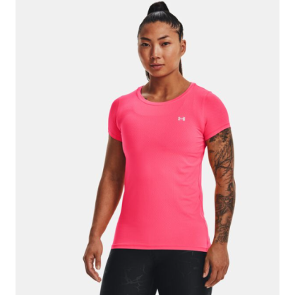 Under Armour Heatgear Short Sleeve Shirt Pnk