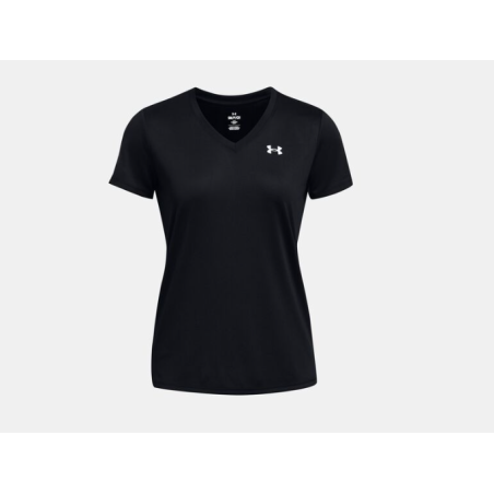 Under Armour Tech V-neck Short Sleeve Blk