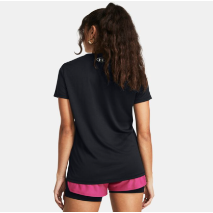 Under Armour Tech V-neck Short Sleeve Blk