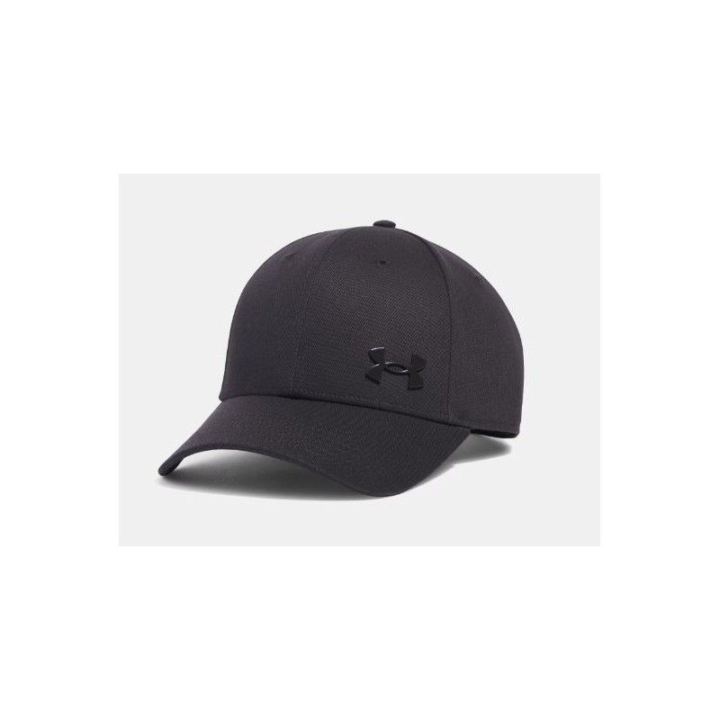 UA CAP SPORTSTYLE METAL ADJ. BLK/WHT
