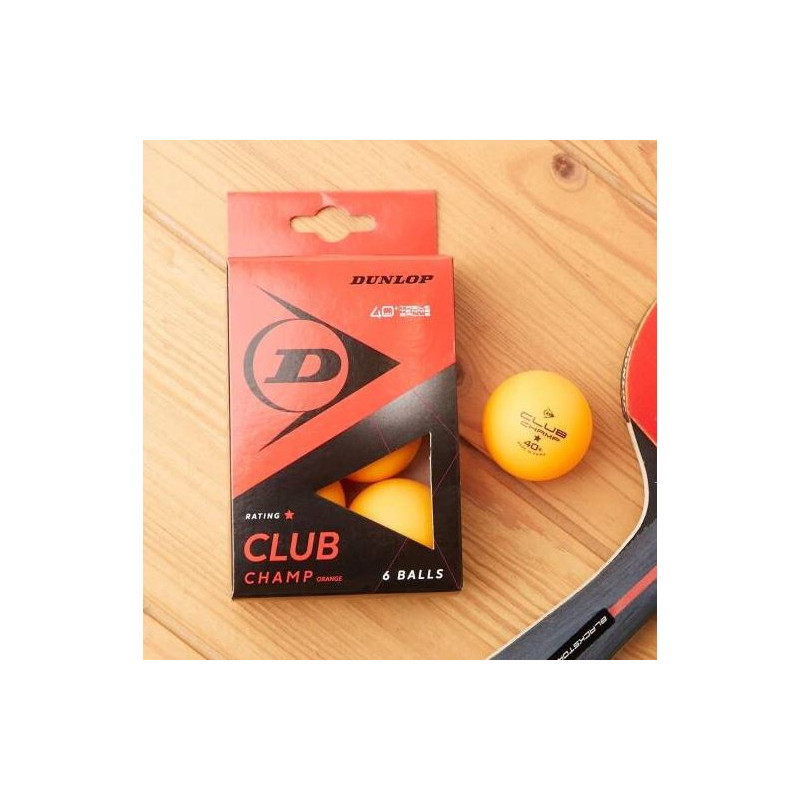 DUNLOP TT BL 40 CLUB CHAMP 6 BALL DUNLOP TT BL 40 CLUB CHAMP 6 BALL
