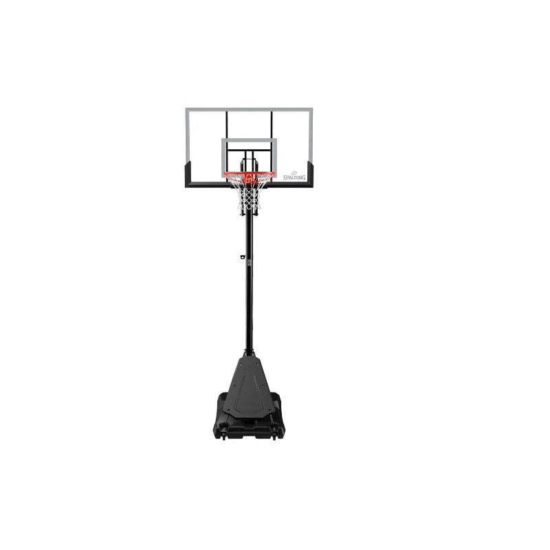 SPALDING BASKETBALL POST GOLD PORTABLE 54" ACRYLIC SPALDING BASKETBALL POST GOLD PORTABLE 54" ACRYLIC