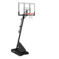 SPALDING BASKETBALL POST GOLD PORTABLE 54" ACRYLIC SPALDING BASKETBALL POST GOLD PORTABLE 54" ACRYLIC