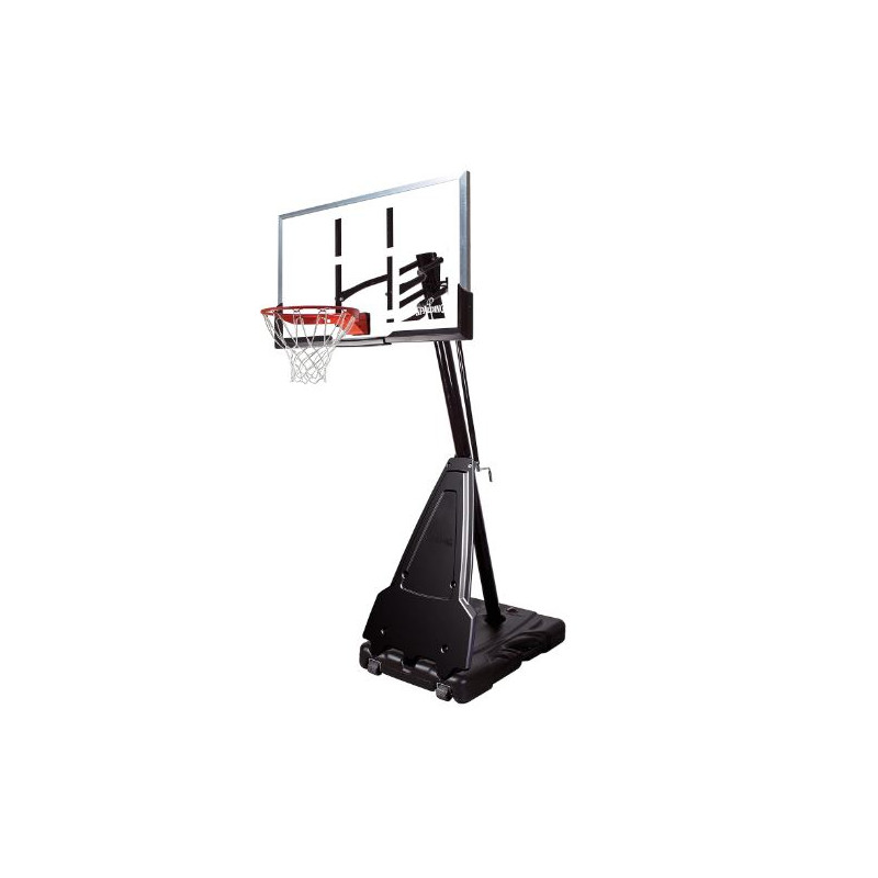 SPALDING BASKETBALL POST PLATINUM PORTABLE 60" ACRYLIC SPALDING BASKETBALL POST PLATINUM PORTABLE 60" ACRYLIC