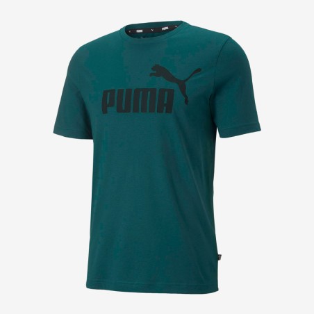 Puma Tricou Puma Ess Logo Tee Green