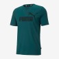 Puma Tricou Puma Ess Logo Tee Green