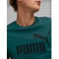 Puma Tricou Puma Ess Logo Tee Green