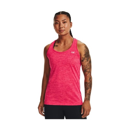 UNDER ARMOUR - WOMENS TECH TWIST TANK TOP - PINK