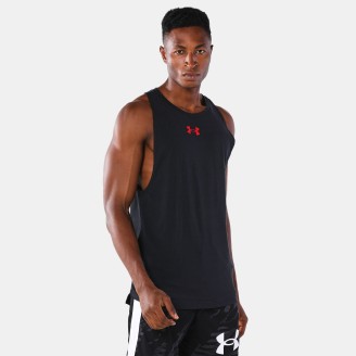 Under Armour Men's Baseline Cotton Tank Top - Black