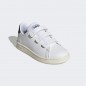 ADIDAS ADVANTAGE COURT LIFESTYLE HOOK-AND-LOOP SHOE - WHITE BGE