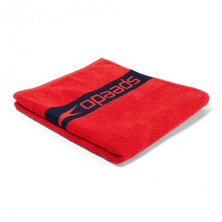 Speedo Border Towel RED